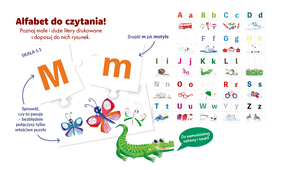 Kapitan Nauka; Mini układanka edukacyjna; Puzzle